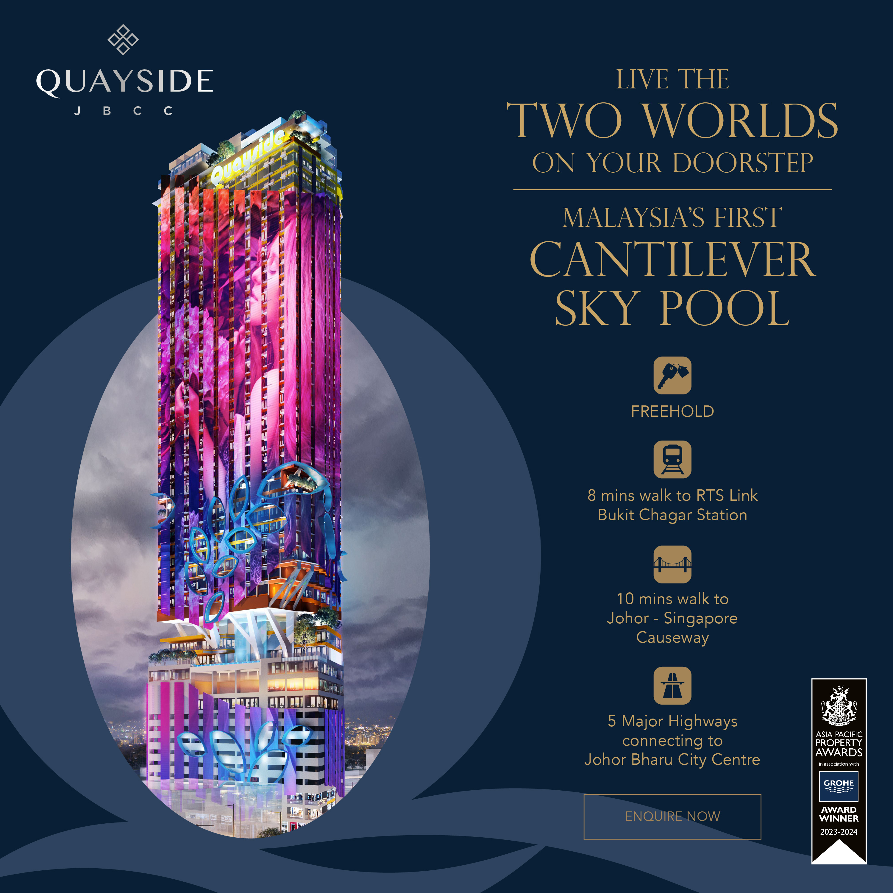 Quayside Jbcc - Live The Two Worlds On Your Doorstep